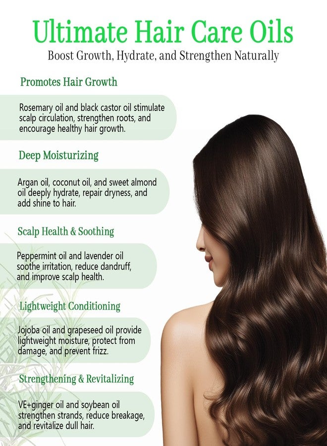 MMPANG Organic Rosemary Oil for Hair Growth, USDA Certified Rosemary Castor Blend Oils Cold Pressed for Thicker, Fuller Hair, Eyebrows, Soothe Itchy Scalp & Repair Damaged Hair – 4 FL OZ - Image 5